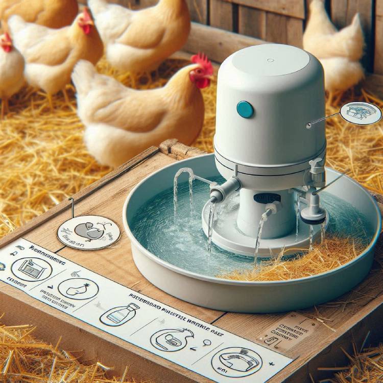 Tempat Pakan Anak Ayam – Baby Chick Feeder Mini Tutup